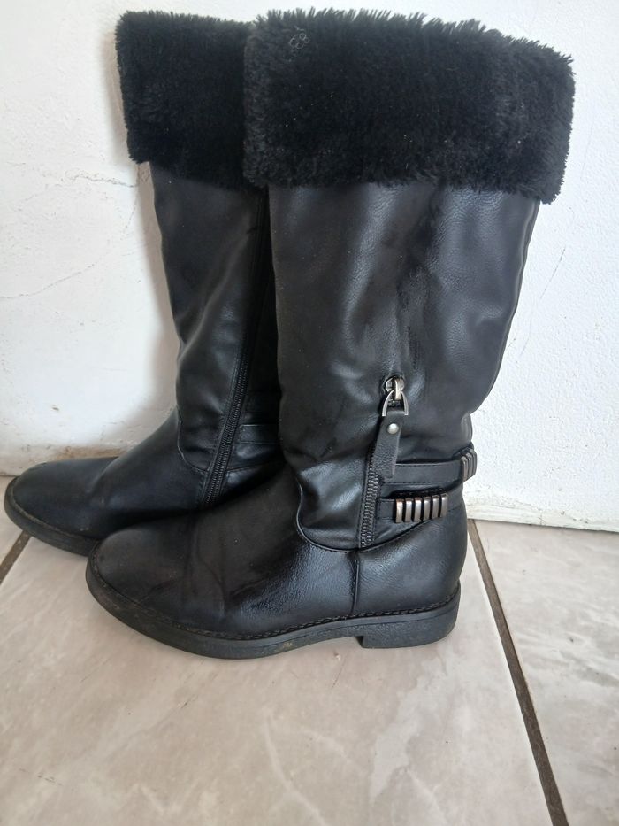 Bottes noires pomaires 35