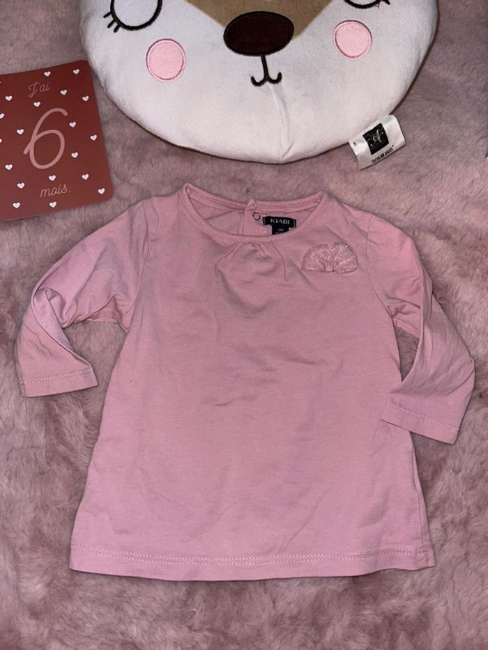 Lot de 4 tee shirt ML 6 mois - photo numéro 4