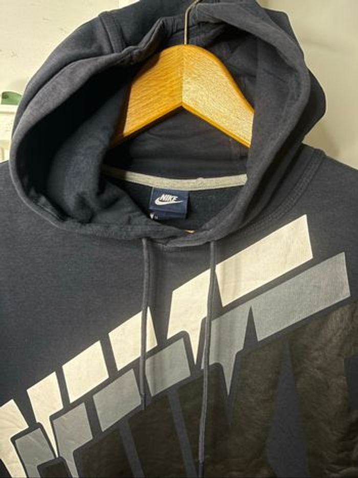 Sweat pull capuche Nike  bleu marine  - Taille  XL - photo numéro 2