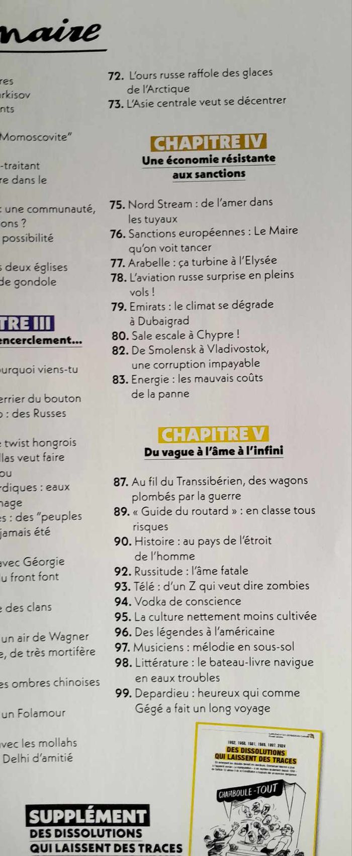 Les dossiers du canard enchainé bienvenue en poutinie n° 173 octobre 2024 - photo numéro 6