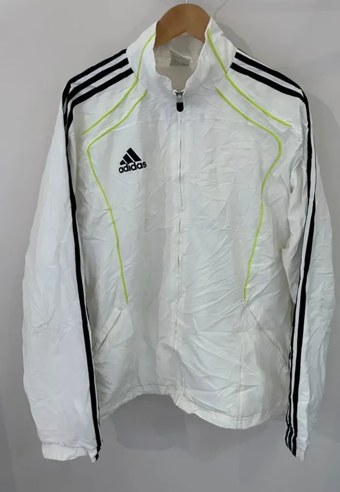 Track jacket Adidas blanche Real Madrid Mens L