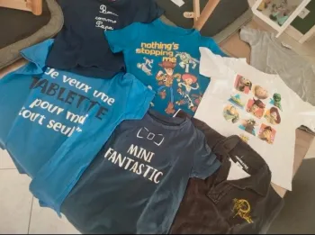 Lot tee shirt 2 ans
