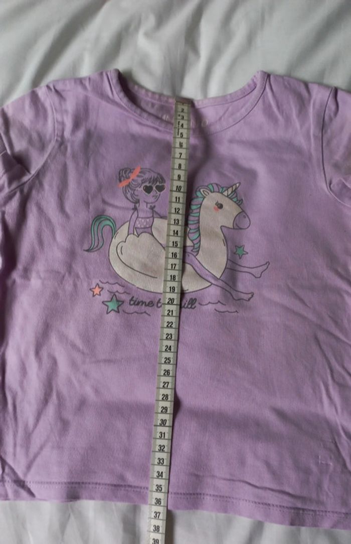 T-shirt mauve t5 - photo numéro 4