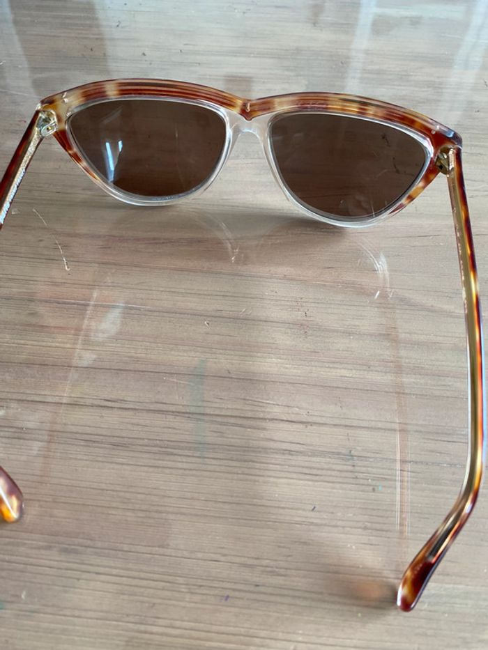 Lunettes de soleil vintage Maggy Rouff marron - photo numéro 5