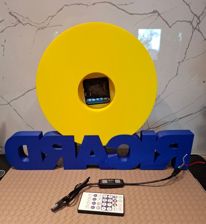 Lampe Horloge Led Ricard - photo numéro 4