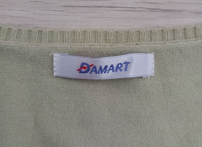 T-shirt femme vert menthe Damart taille 38 - photo numéro 3