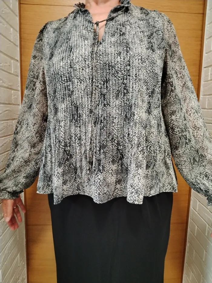 blouse fluide et plissée Mango - photo numéro 3