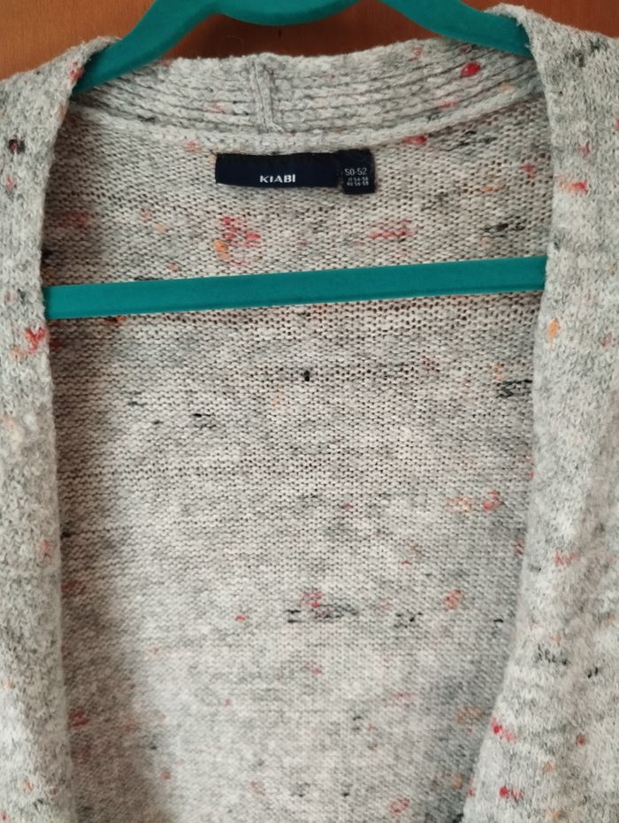 Veste femme mi-longue grise - photo numéro 2