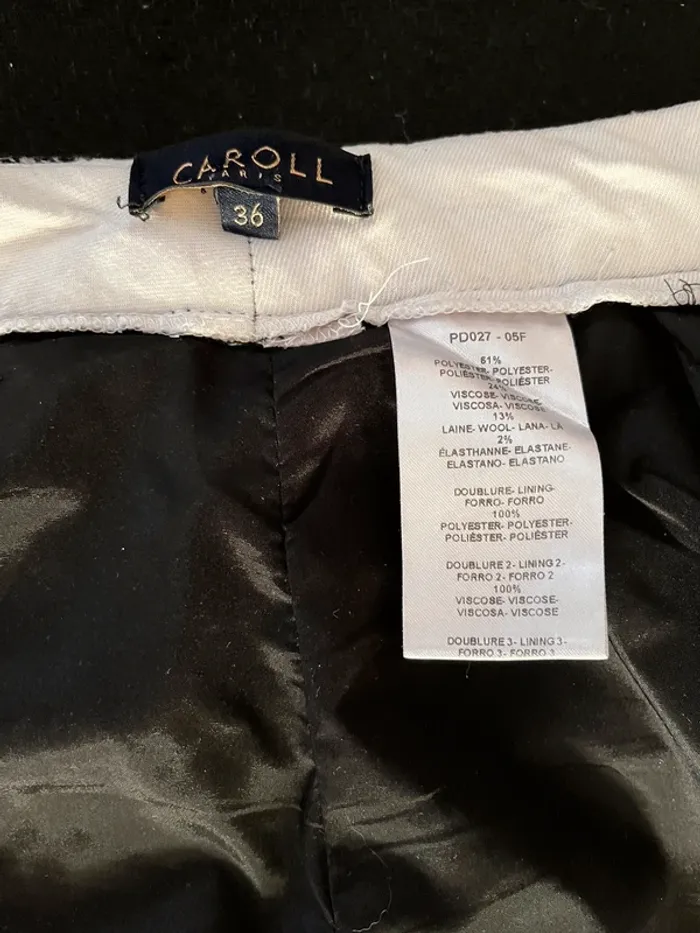 Pantalon pied-de-poule Caroll - photo numéro 5