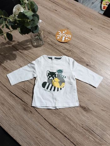 T-shirt obaïbi 3 mois
