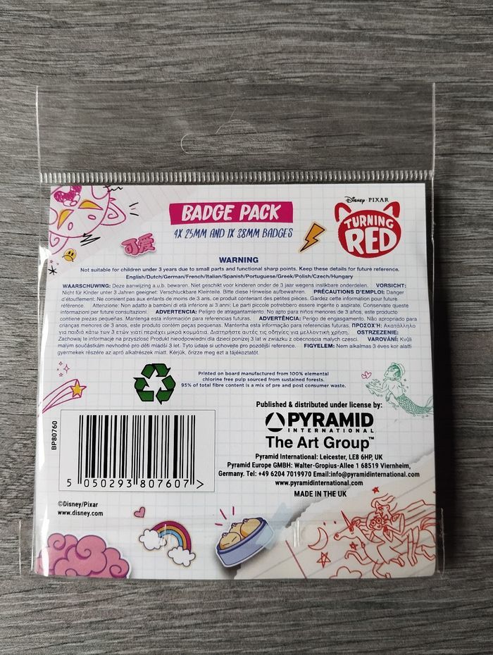 Alerte Rouge : Pack 5 Badges - photo numéro 5