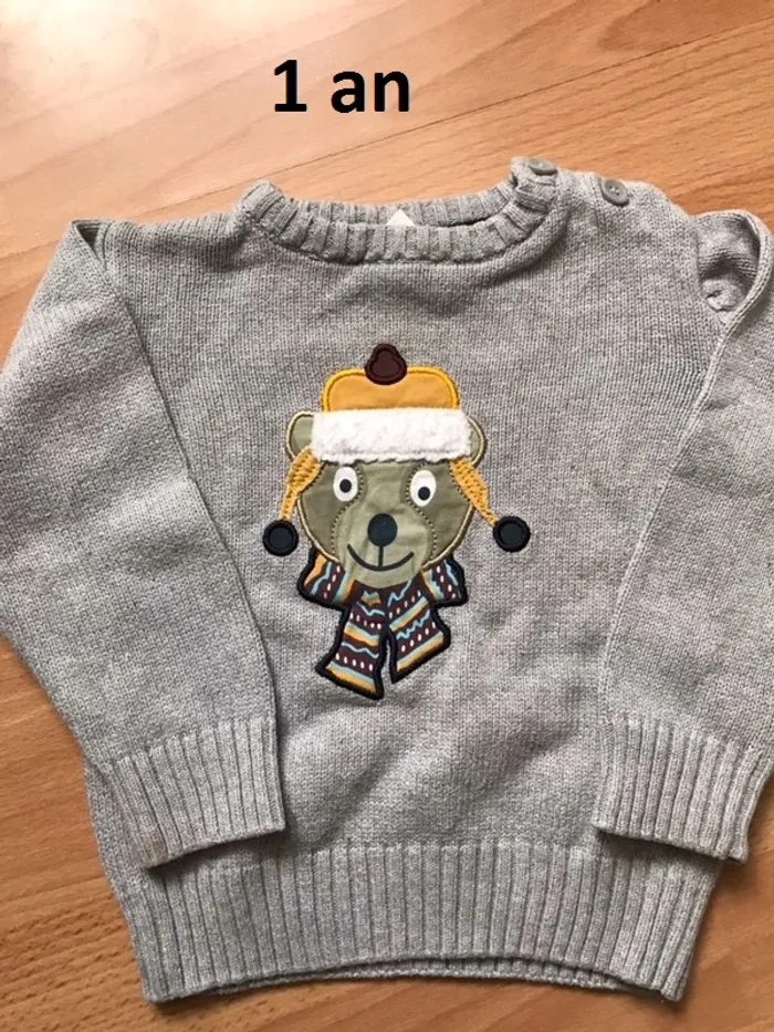 Pull ours 12 mois