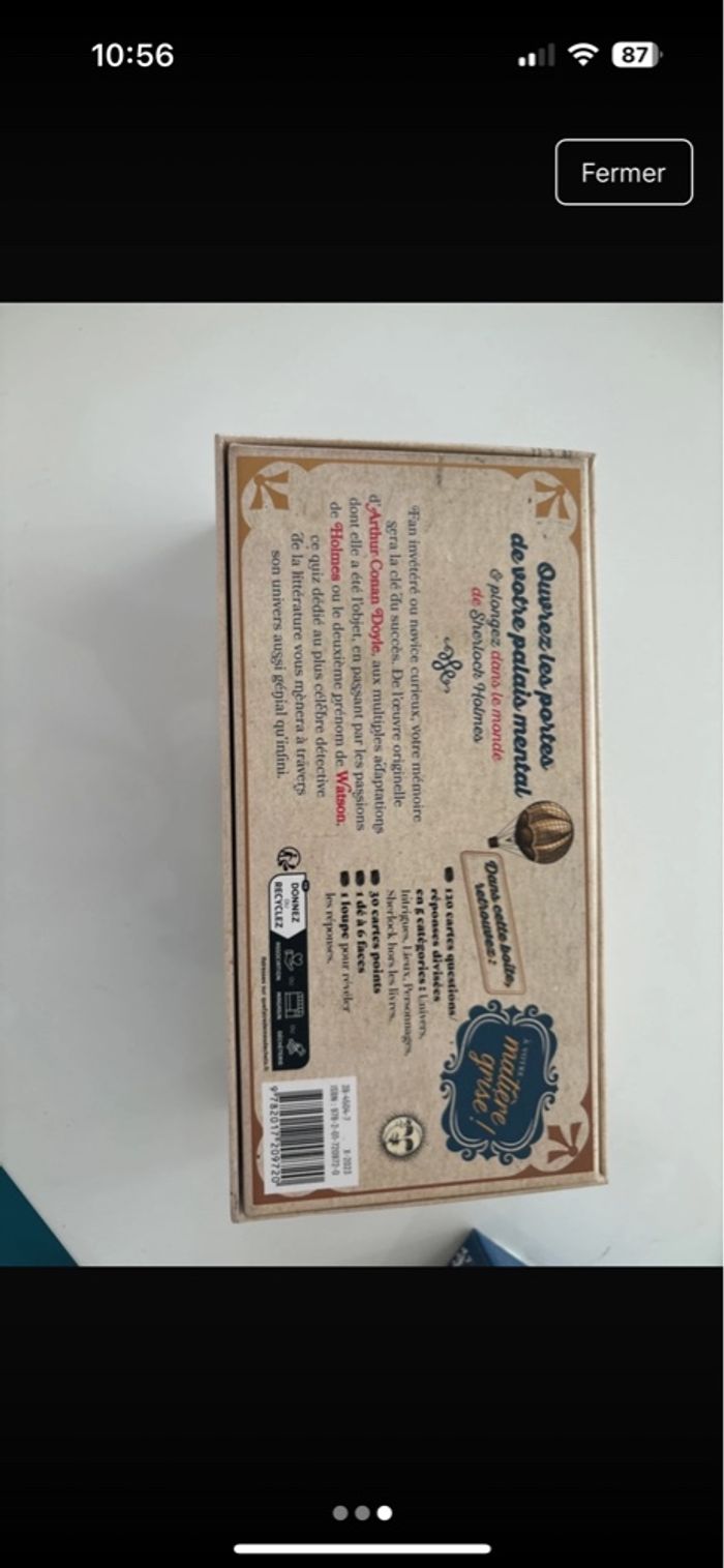 Jeu Sherlock - photo numéro 3