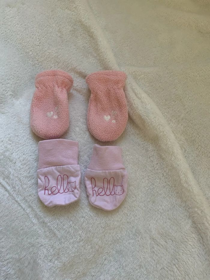 2 paires moufles