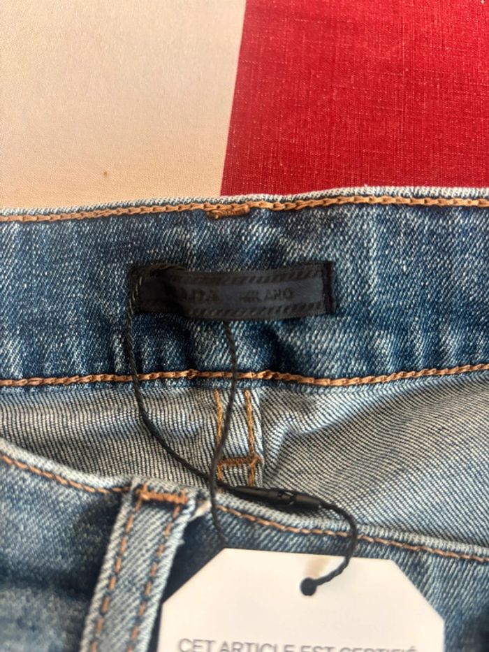 Jeans coupe slim Prada taille 38 bleu marine coupe slim - photo numéro 6