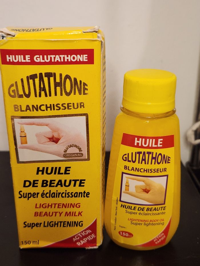 Huile glutathion blanchissantes