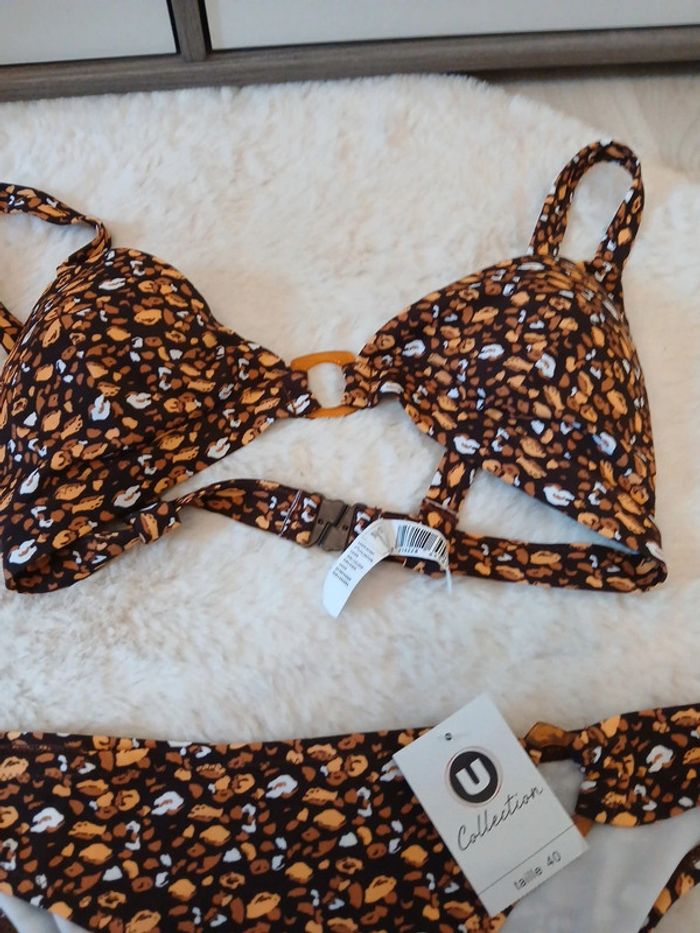 maillot de bain taille 40 léopard - photo numéro 3