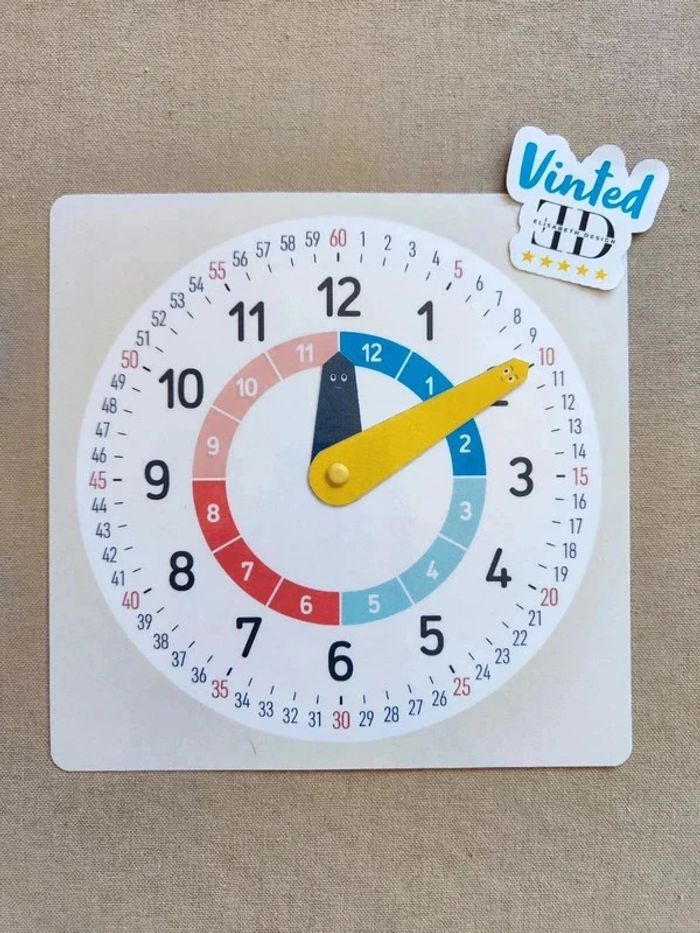 Roue pour lire l'heure facilement - photo numéro 2