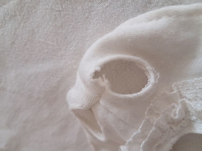 Vêtement tenue blanche avec dentelle mon petit poney my little pony hasbro vintage - photo numéro 4