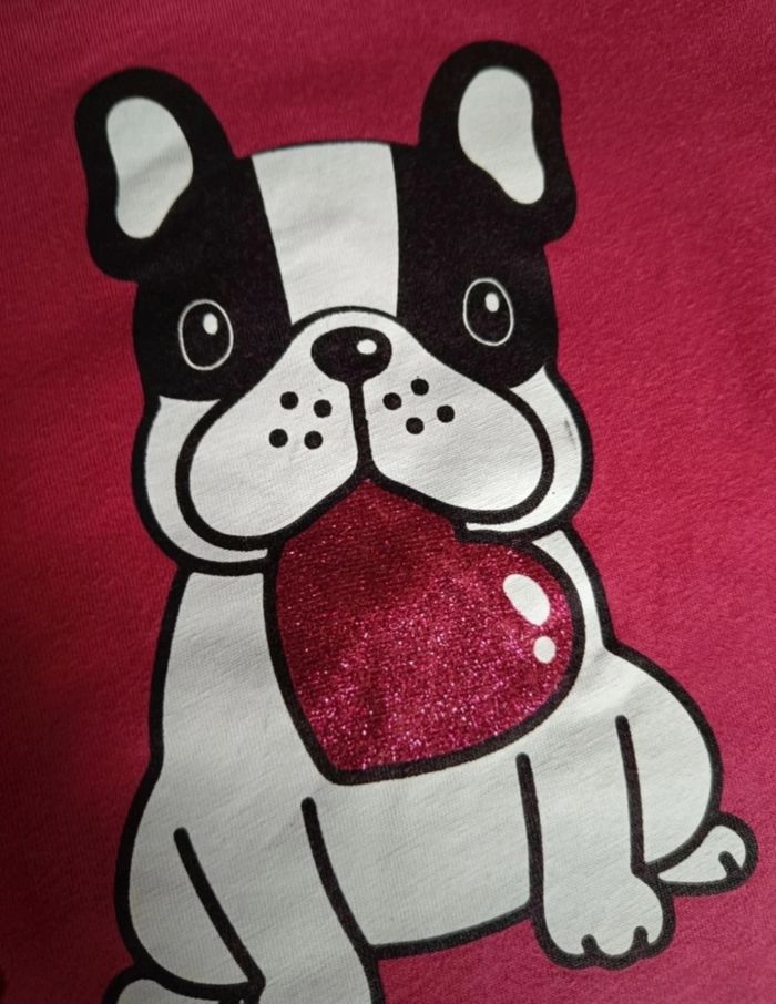 T-shirt manches longues rose - photo numéro 3