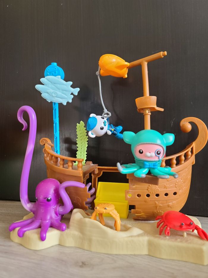 ‼️Très rare‼️Octonauts Bateau naufragé de Calico-Jack + personnages et accessoires - photo numéro 2