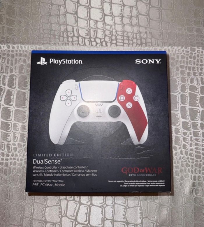Manette God of War sans fil Sony DualSense Edition limitée 20e anniversaire