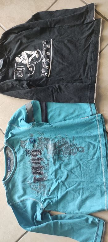 Lot 2 tee shirt manches longues