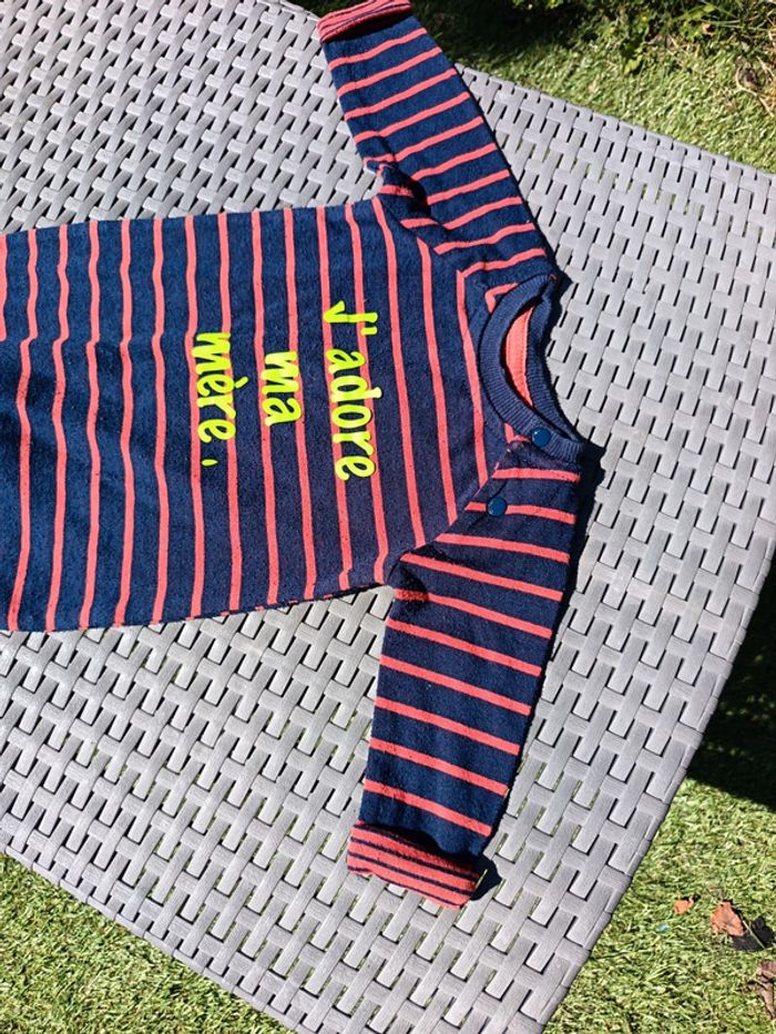 Combinaison pyjama grenouillère sans pied léger fin taille 3 mois 62 cm - photo numéro 4