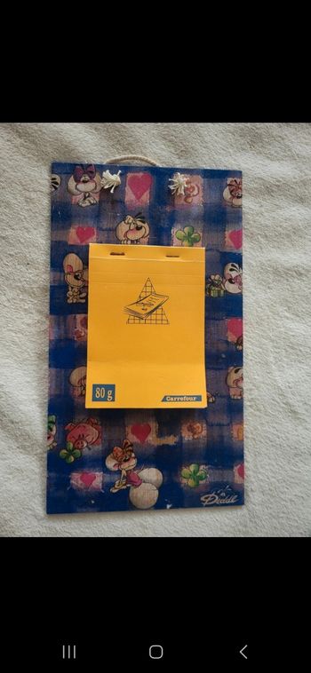 Magnifique bloc note Diddl