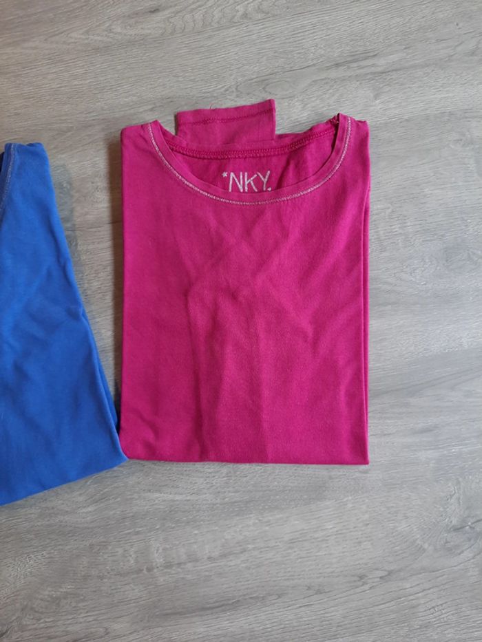 Lot de 2 T-shirts manches longues 12 ans - photo numéro 3