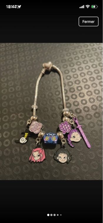 Bracelet Charms Huntrix Démon Hunter