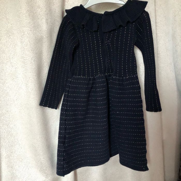 Robe bleu marine Fil or 2 ans Kiabi - photo numéro 5