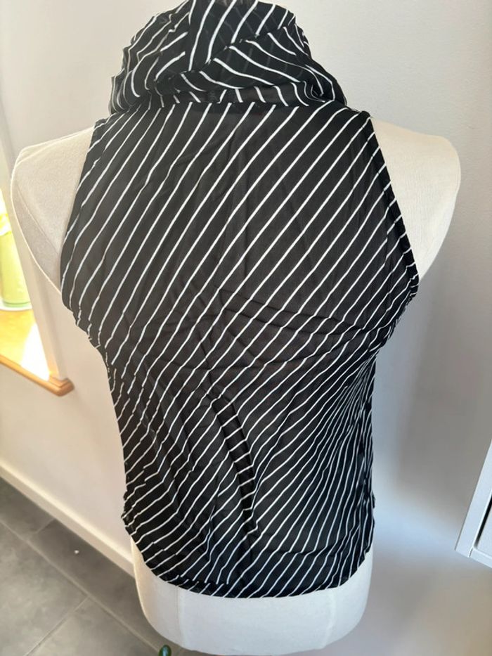 Blouse sans manche col boule Alain Manoukian T42 - photo numéro 7