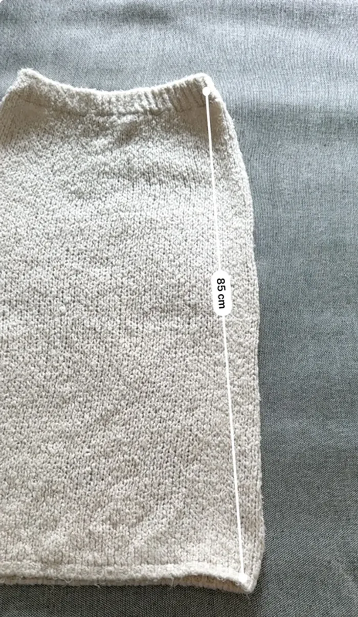 Jupe longue en laine – Taille S – Élégante & chaude – Style vintage chic - photo numéro 6