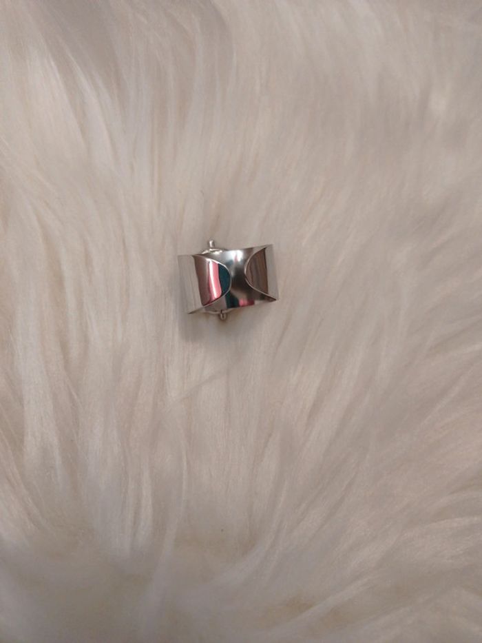 Bague réglable argentée - photo numéro 4