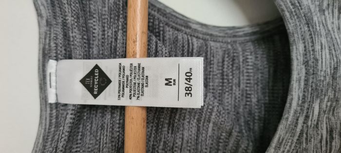 Brassière sport gris chiné - M - Tex Sport - photo numéro 3