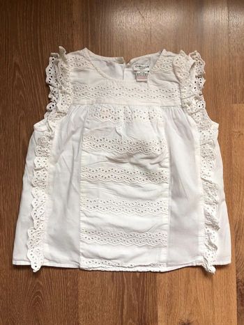 Blouse sans manches printemps/été Cyrillus 8 ans