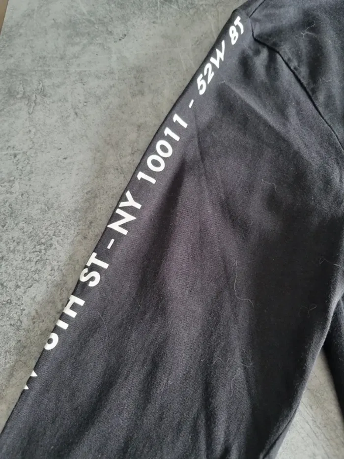 T-shirt à manches longues fille - Taille 16 ans - Gemo - Noir et blanc - photo numéro 9