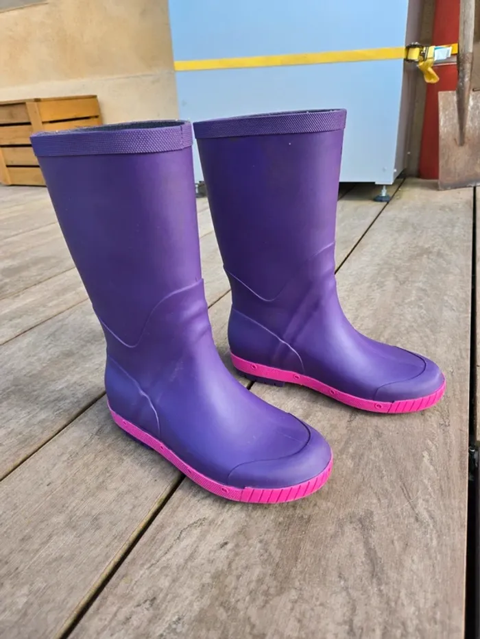 Bottes violettes taille 33 - photo numéro 18