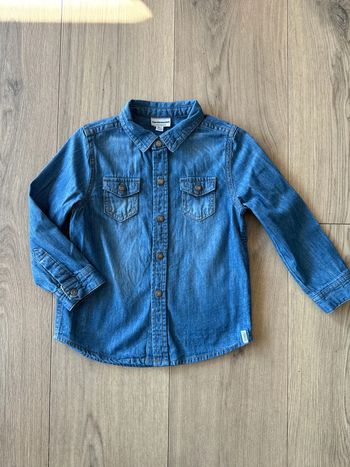 Chemise en jeans garçon T. 3ans