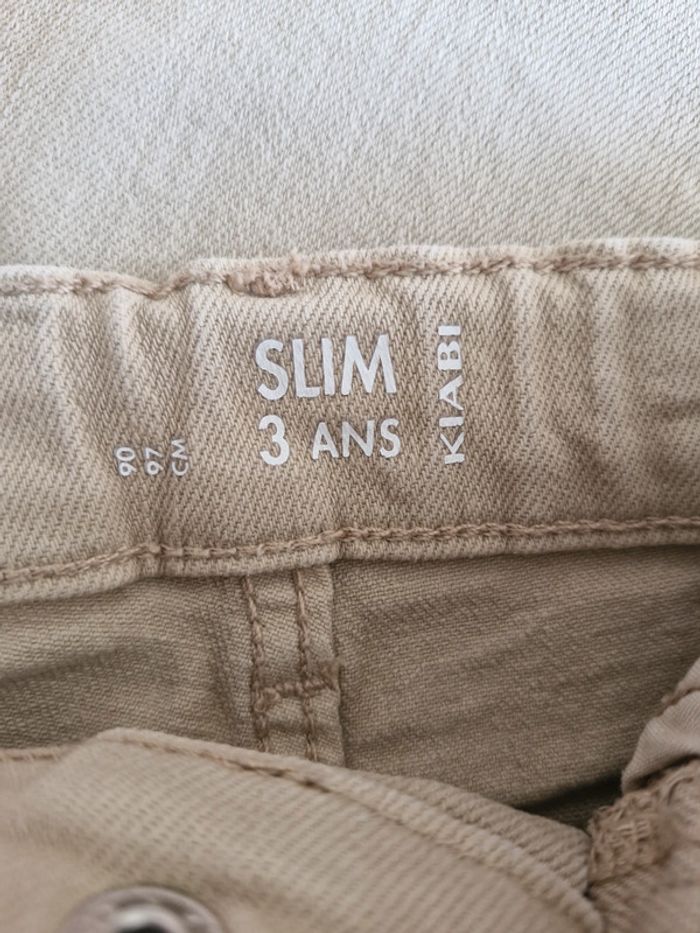 Jeans slim enfant 3 ans Kiabi Coton Elasthanne - photo numéro 4