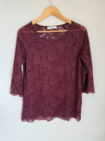 Top Twinset Bordeaux