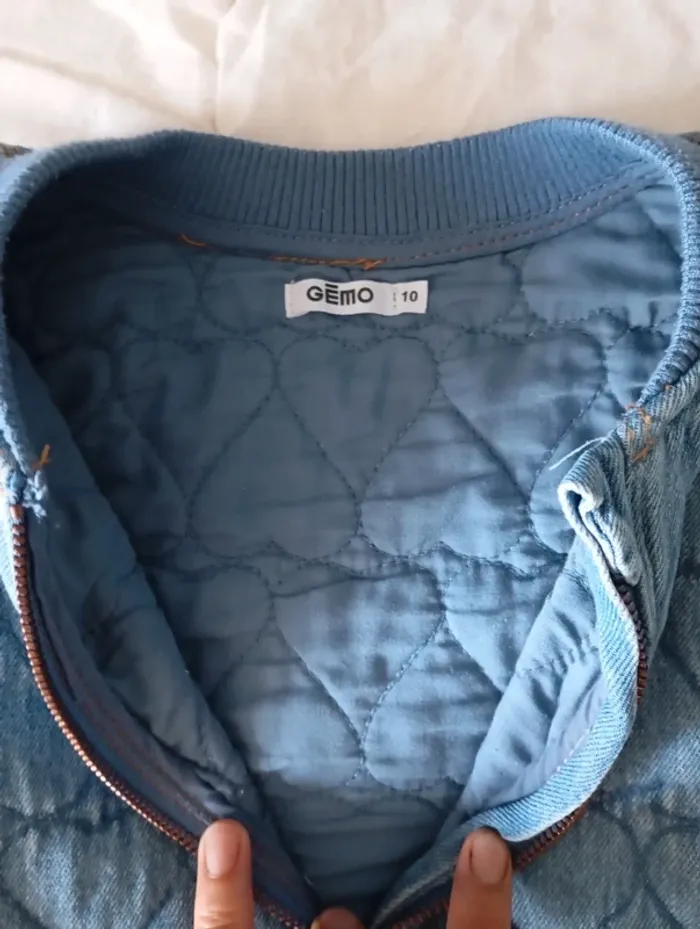 Veste jean taille 10 ans - photo numéro 3