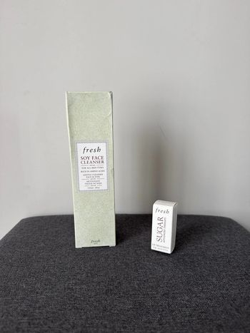 🧴gel nettoyant au soja + baume lèvre réparateur - Fresh - neuf