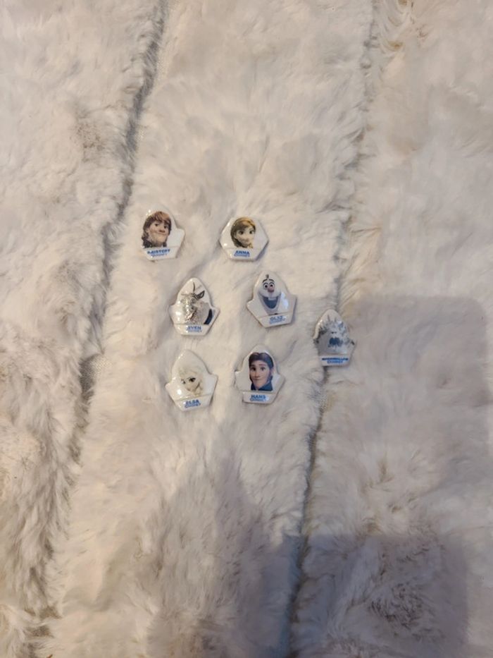 Lot 7 fèves Reine des neiges