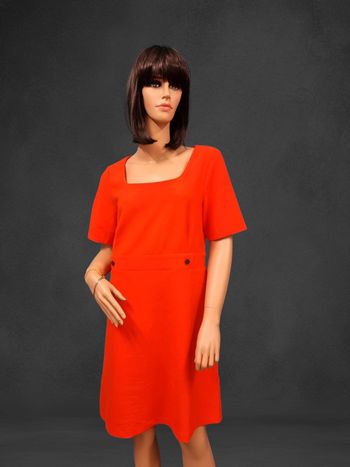 I Code by IKKS robe mandarine * taille 40/42 *