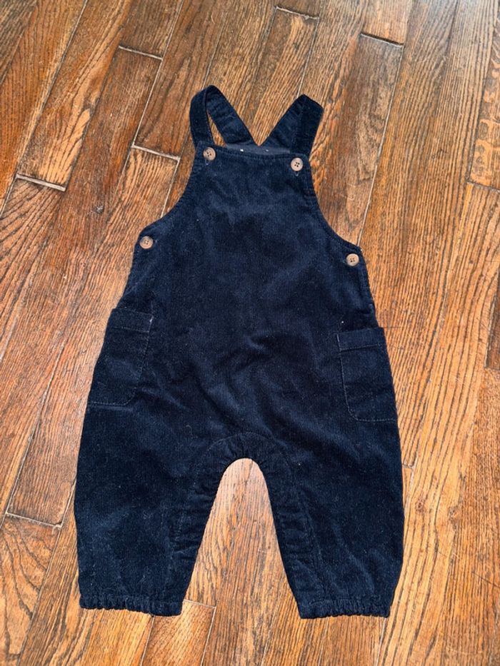 Salopette velour Bout’chou 3 mois