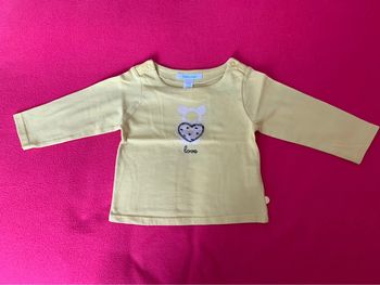 Blouse manches longues Obaïbi 6 mois - 68cm