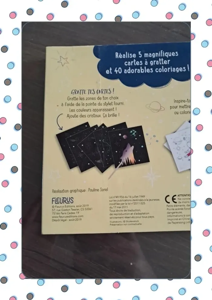 Carte à gratter coloriage - photo numéro 12