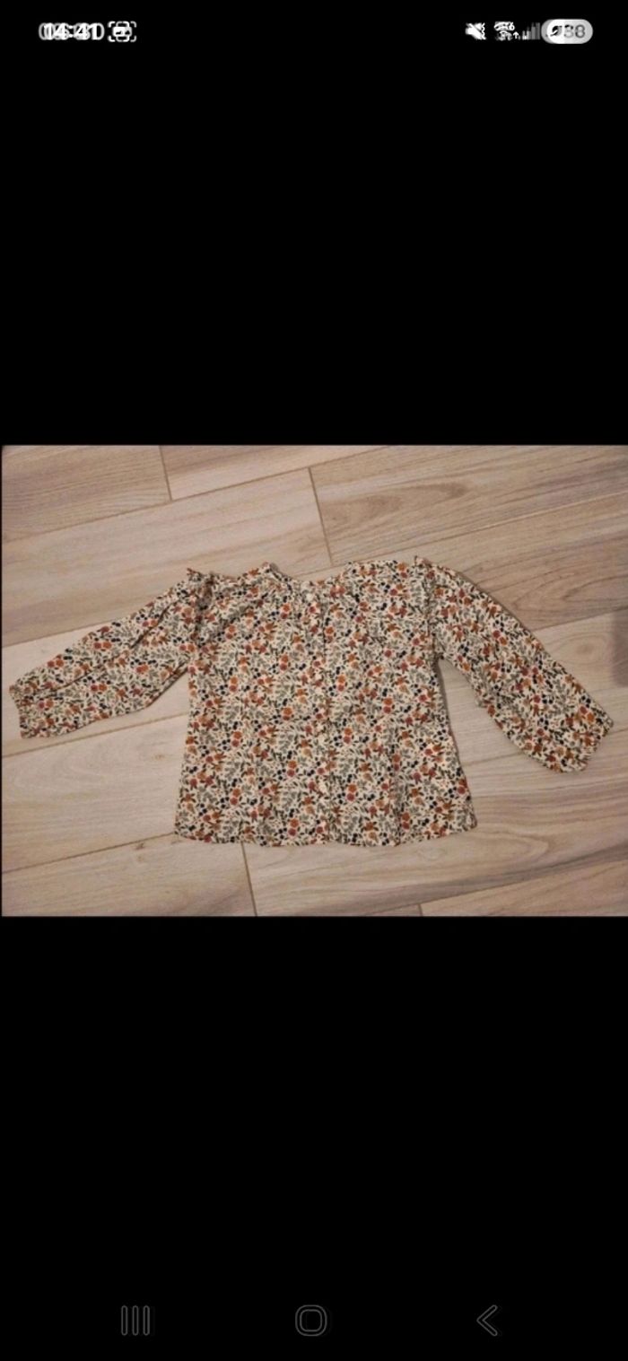 Lot 7 tshirts manches longues fille (4ans) - photo numéro 2